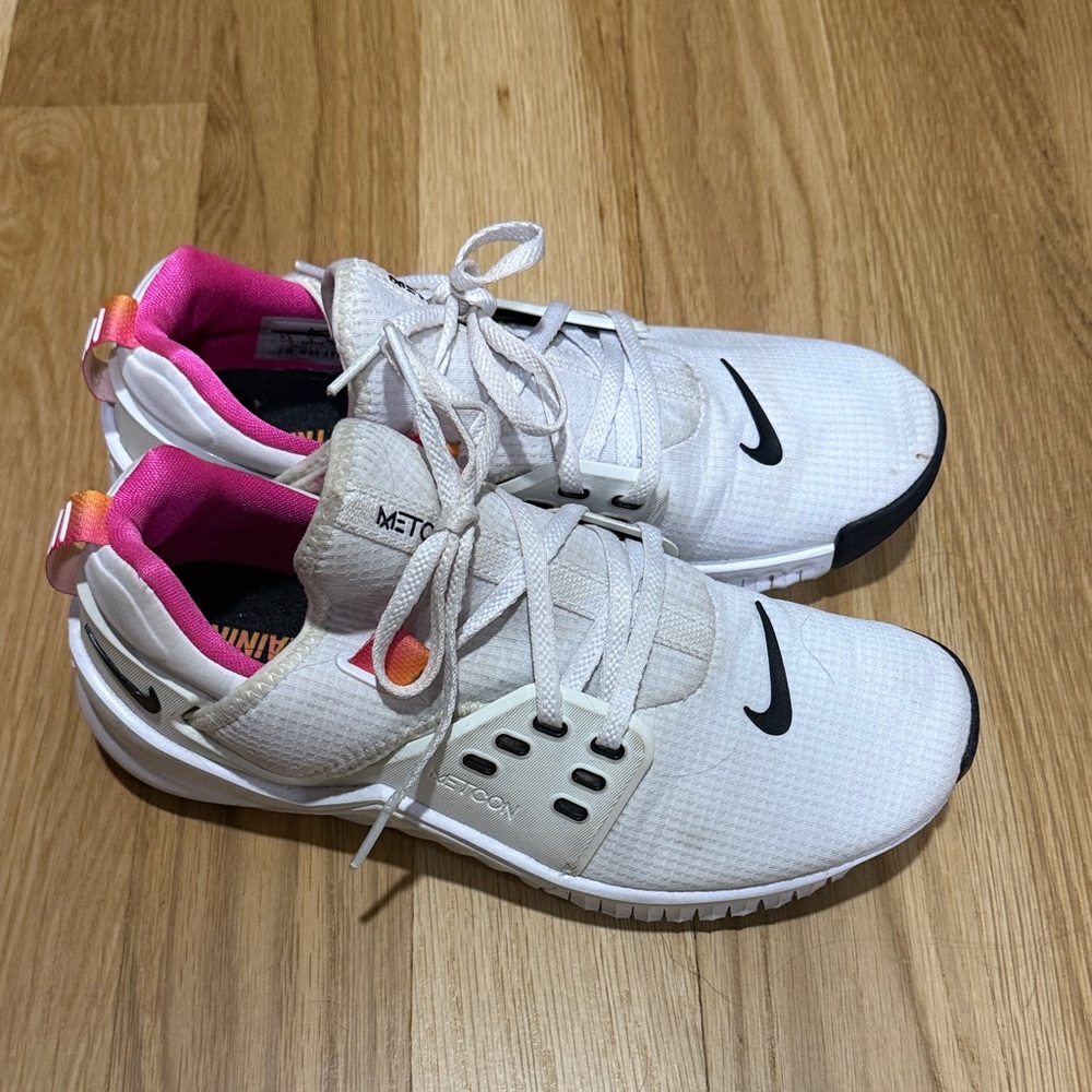 Nike Training Women's White and Pink Athletic Sneakers